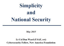 Simplicity and National Security